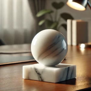 Opulent Marble Paperweight